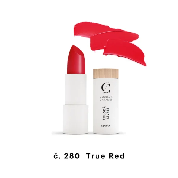 12886 Couleur Caramel Rtěnka saténová True red