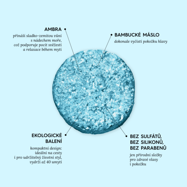 Šampuk s Ambrou pro lesklé vlasy