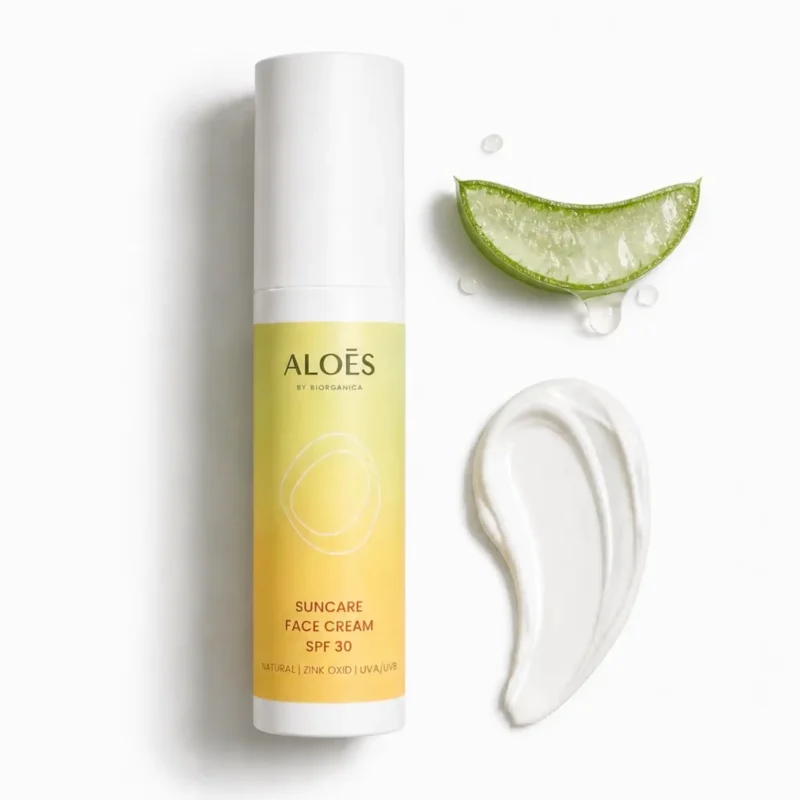 Aloés Opalovací krém na obličej SPF30