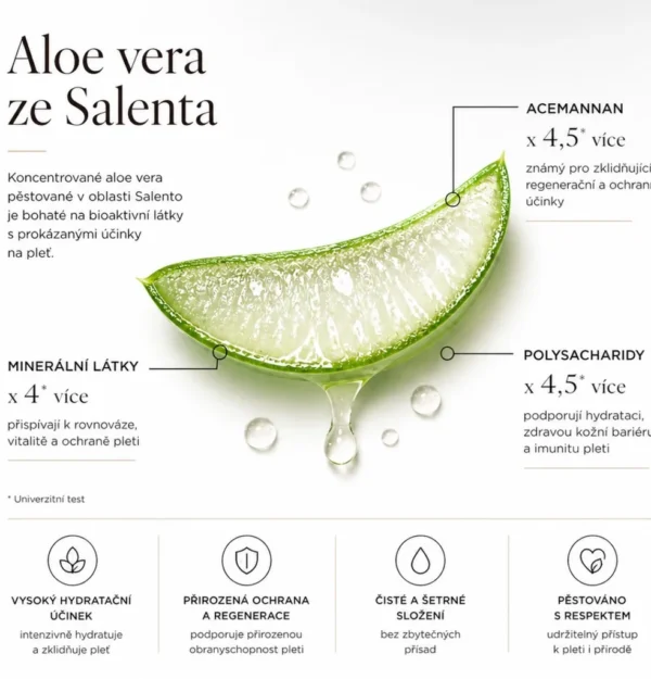 Aloés Opalovací krém na obličej SPF30